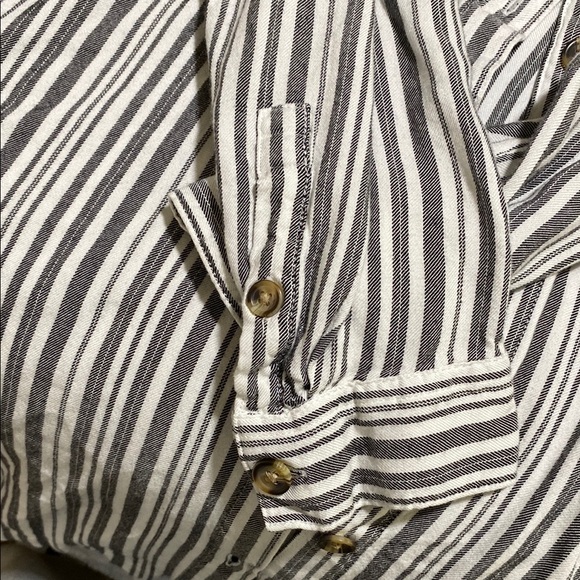 Striped Button-Up Shirt - Picture 2 of 4
